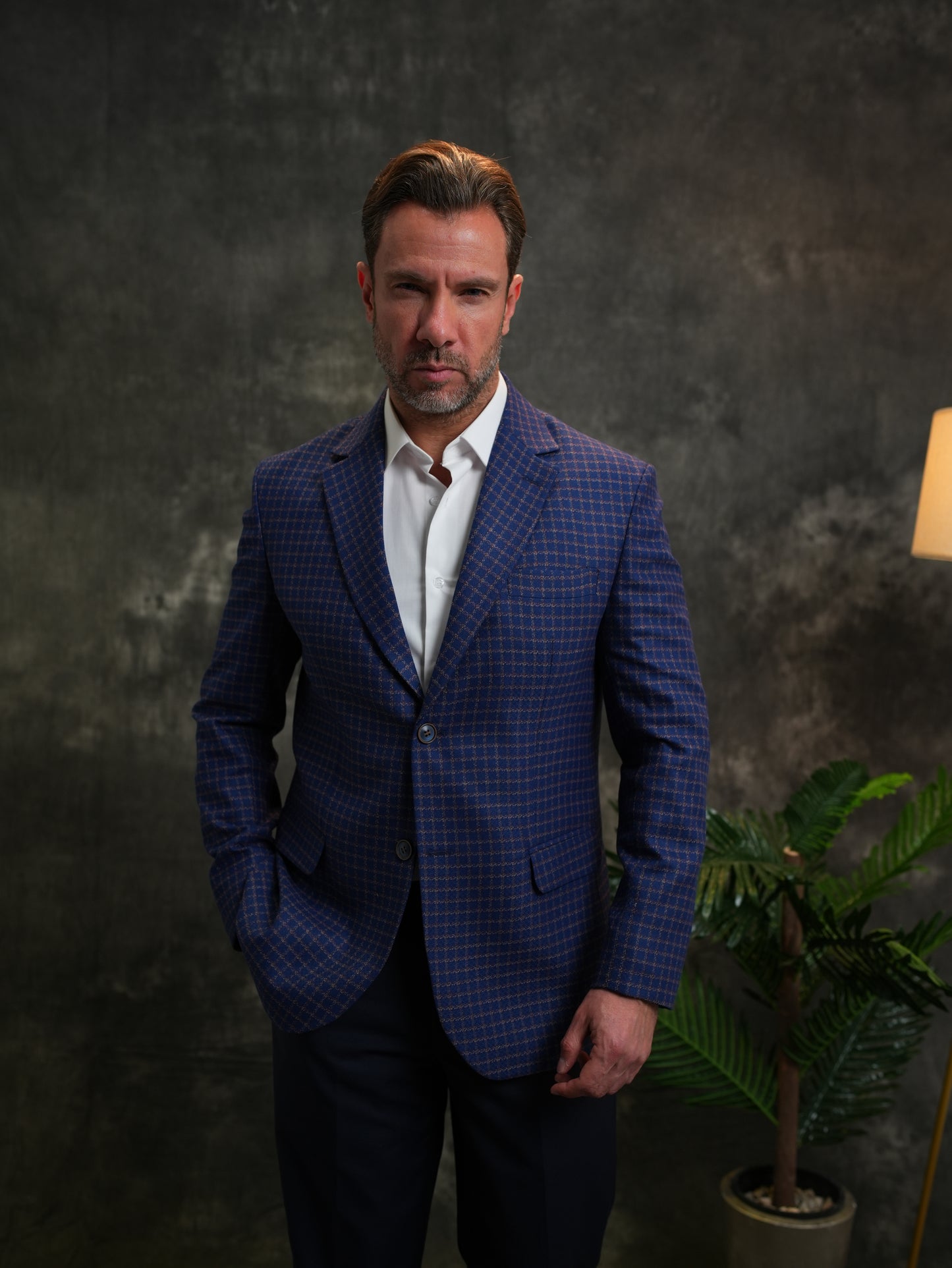 Regular fit Caro Blazer in Blue