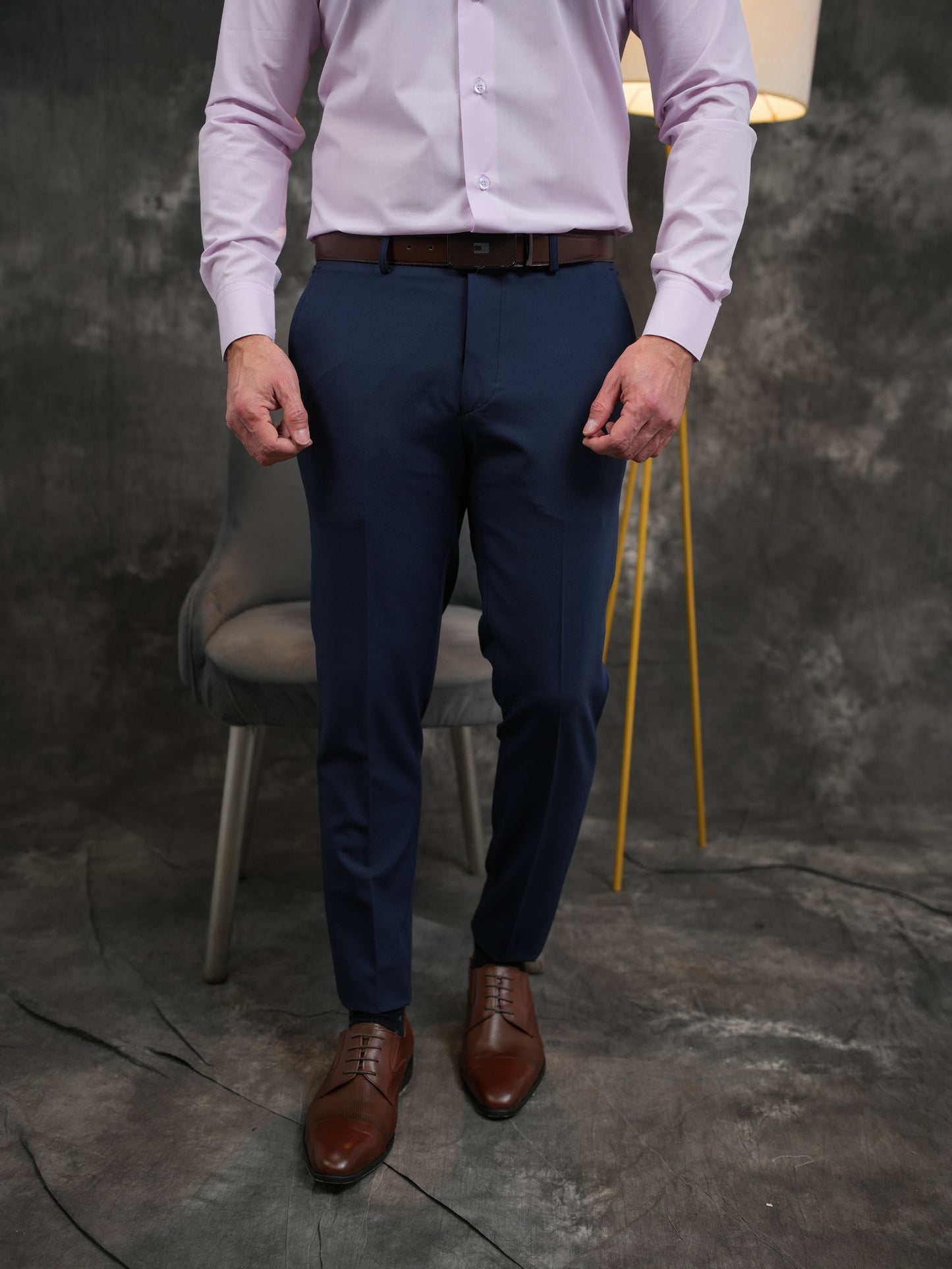 Slim Pants in Navy