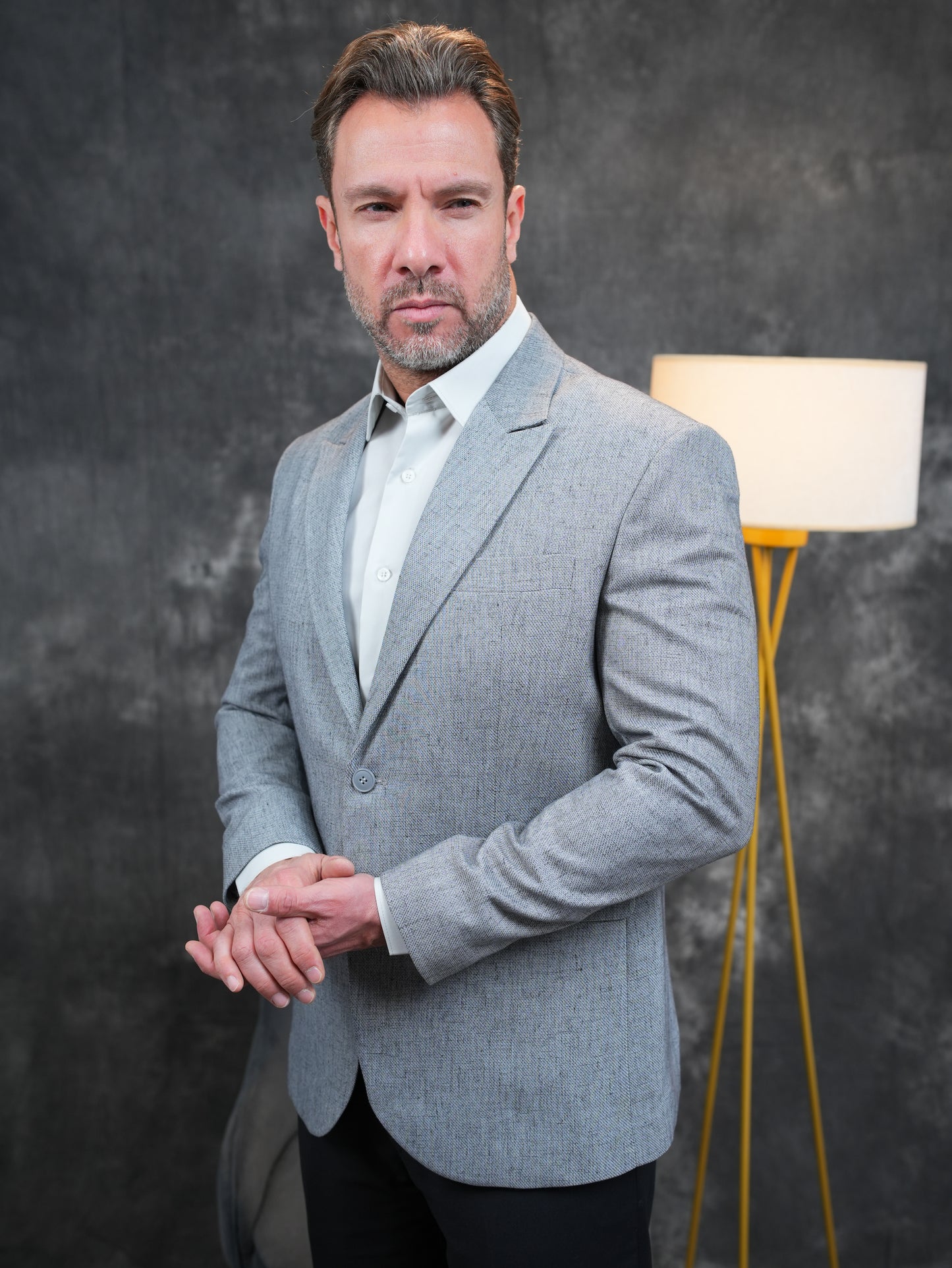 Slim-Fit Blazer in Grey