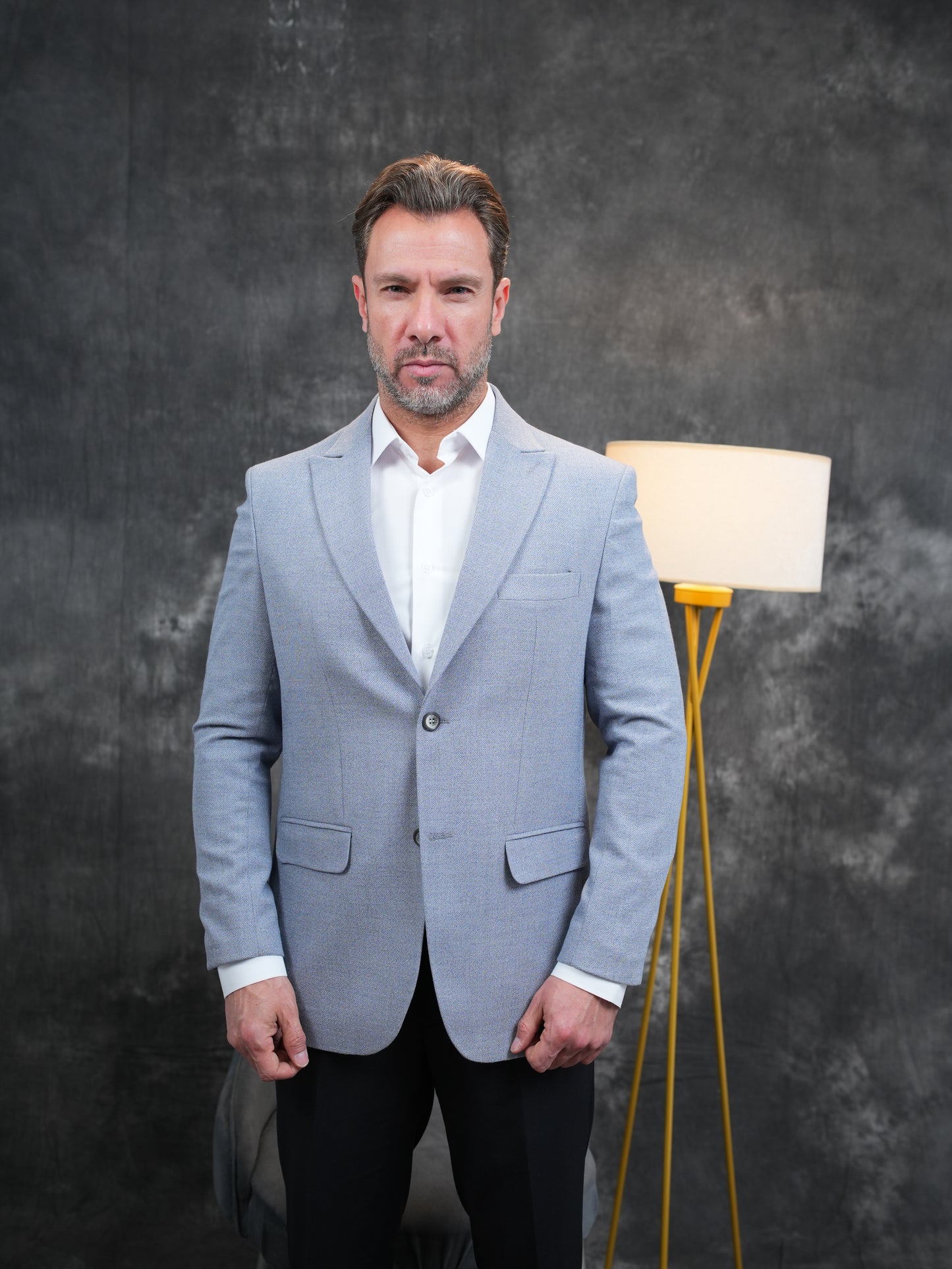 Slim-Fit Blazer in light grey