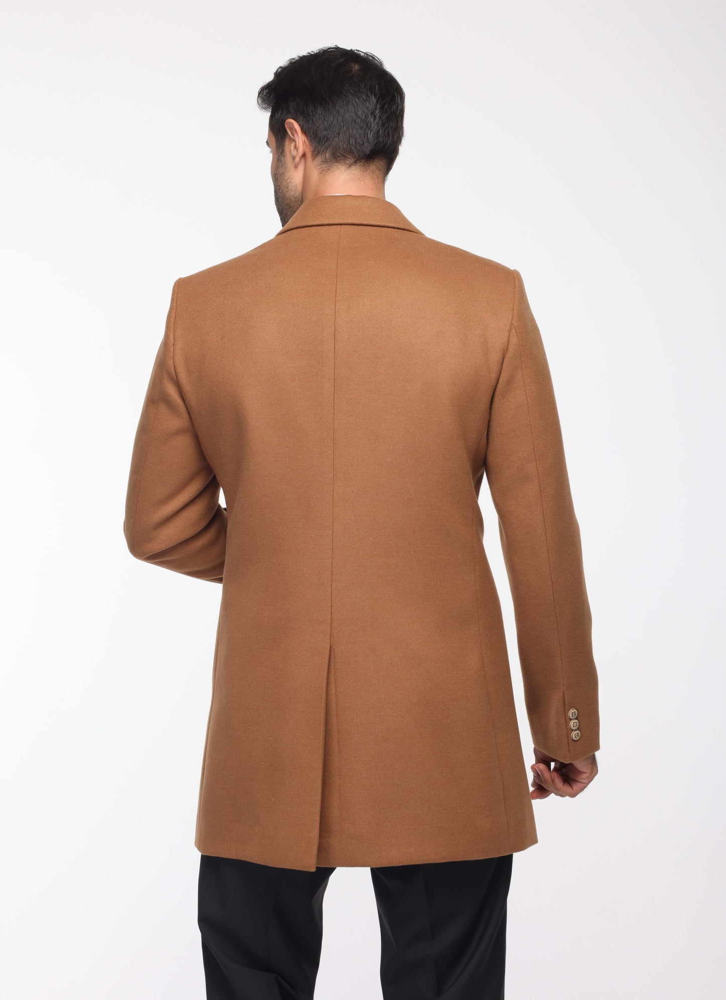 regular fit Half Coat In Havaan