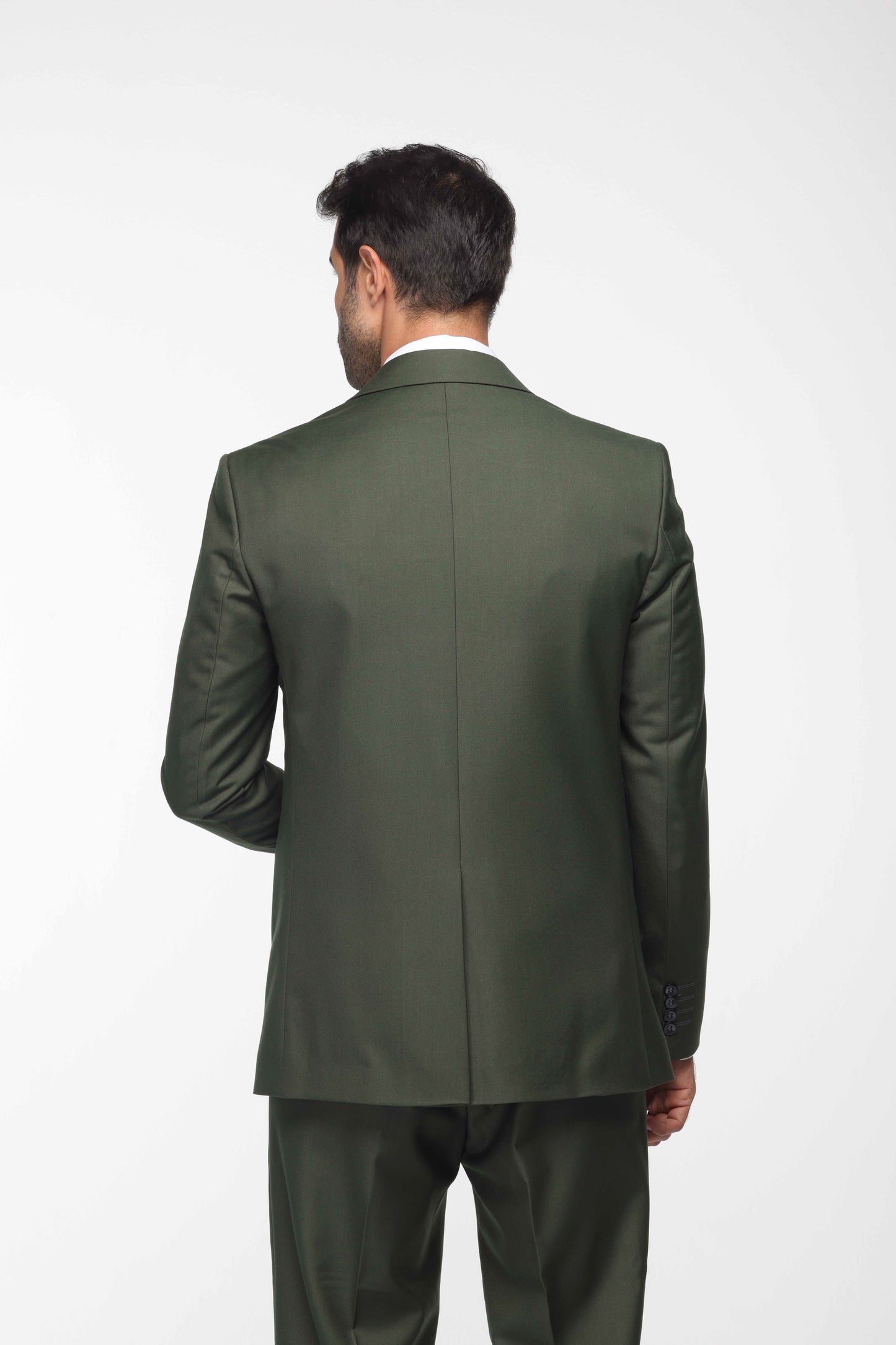 Slim fit Olive Suit 3-Pieces