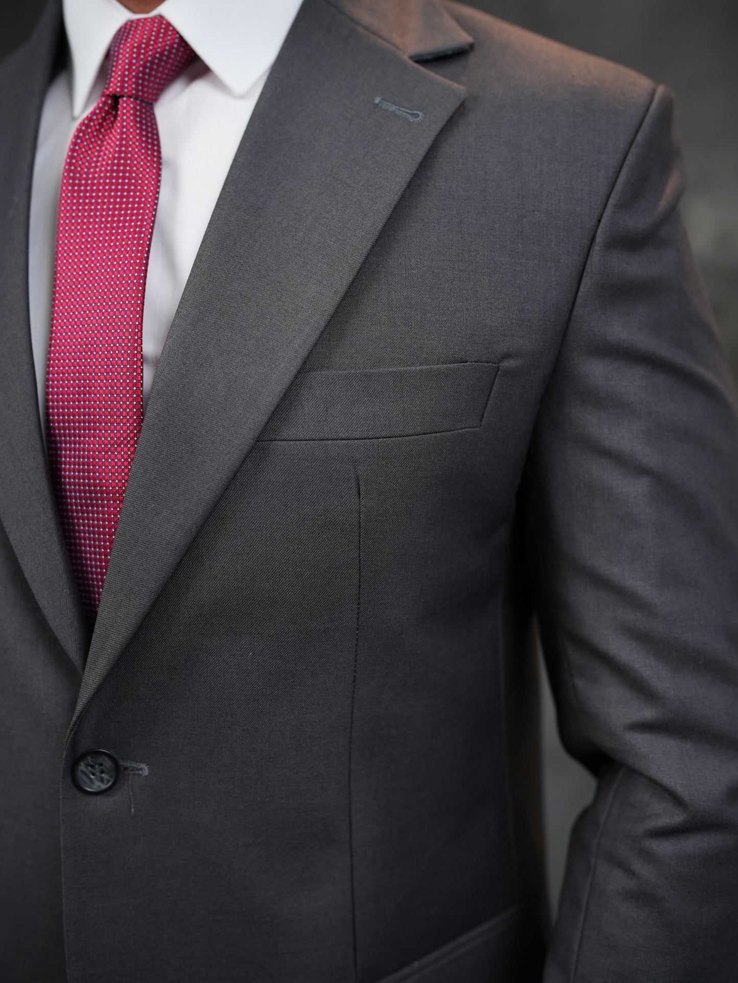 Regular fit Golden Suit in Dark Grey