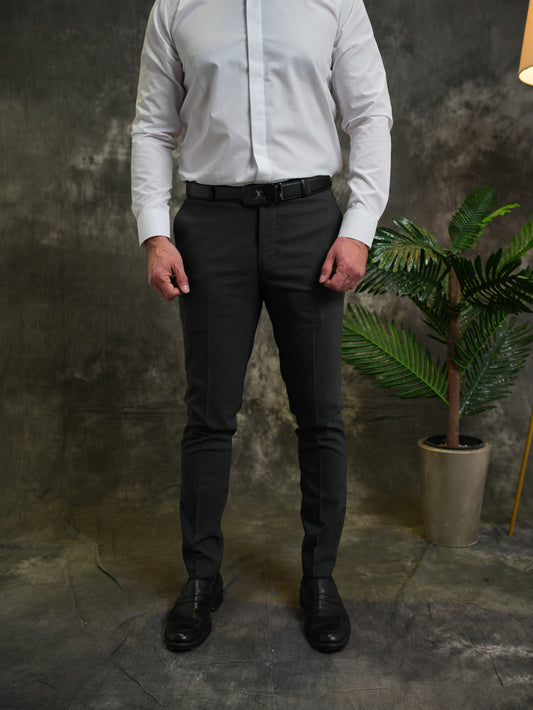 Slim Pants in Dark grey
