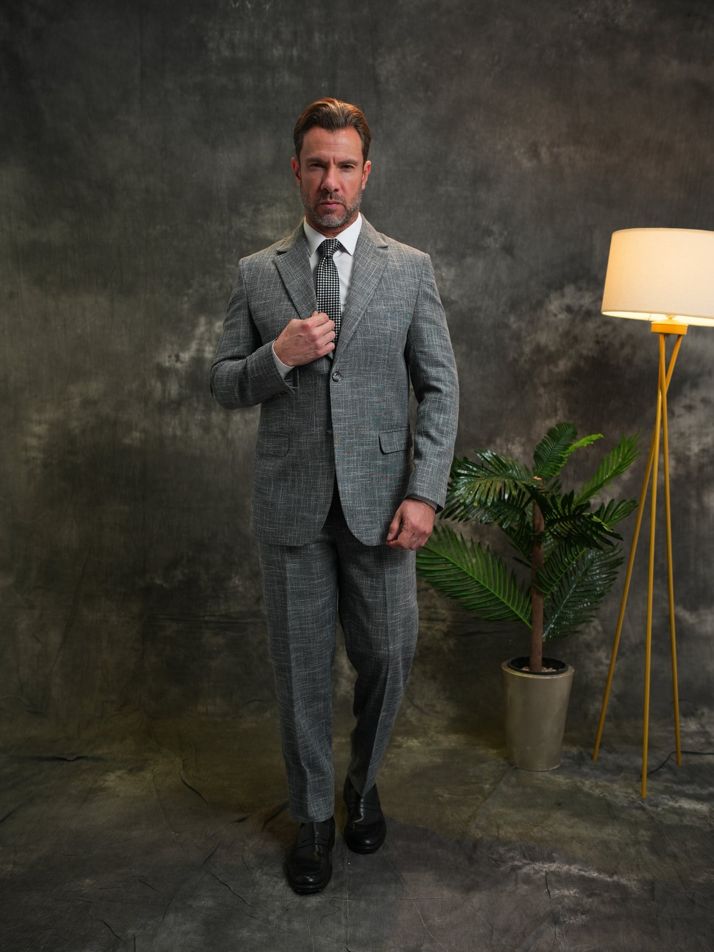 Regular-Fit Suit in Grey