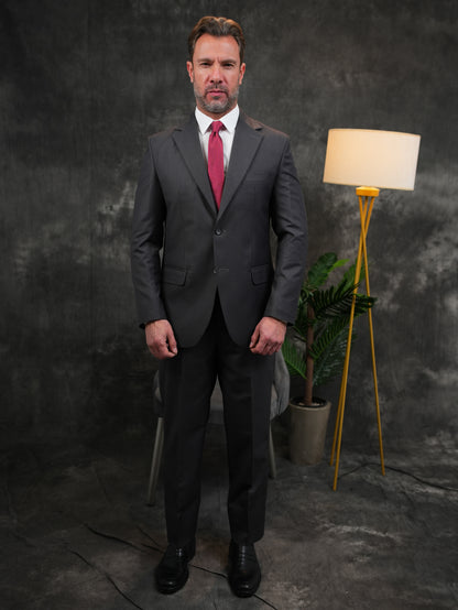 Regular fit Golden Suit in Dark Grey