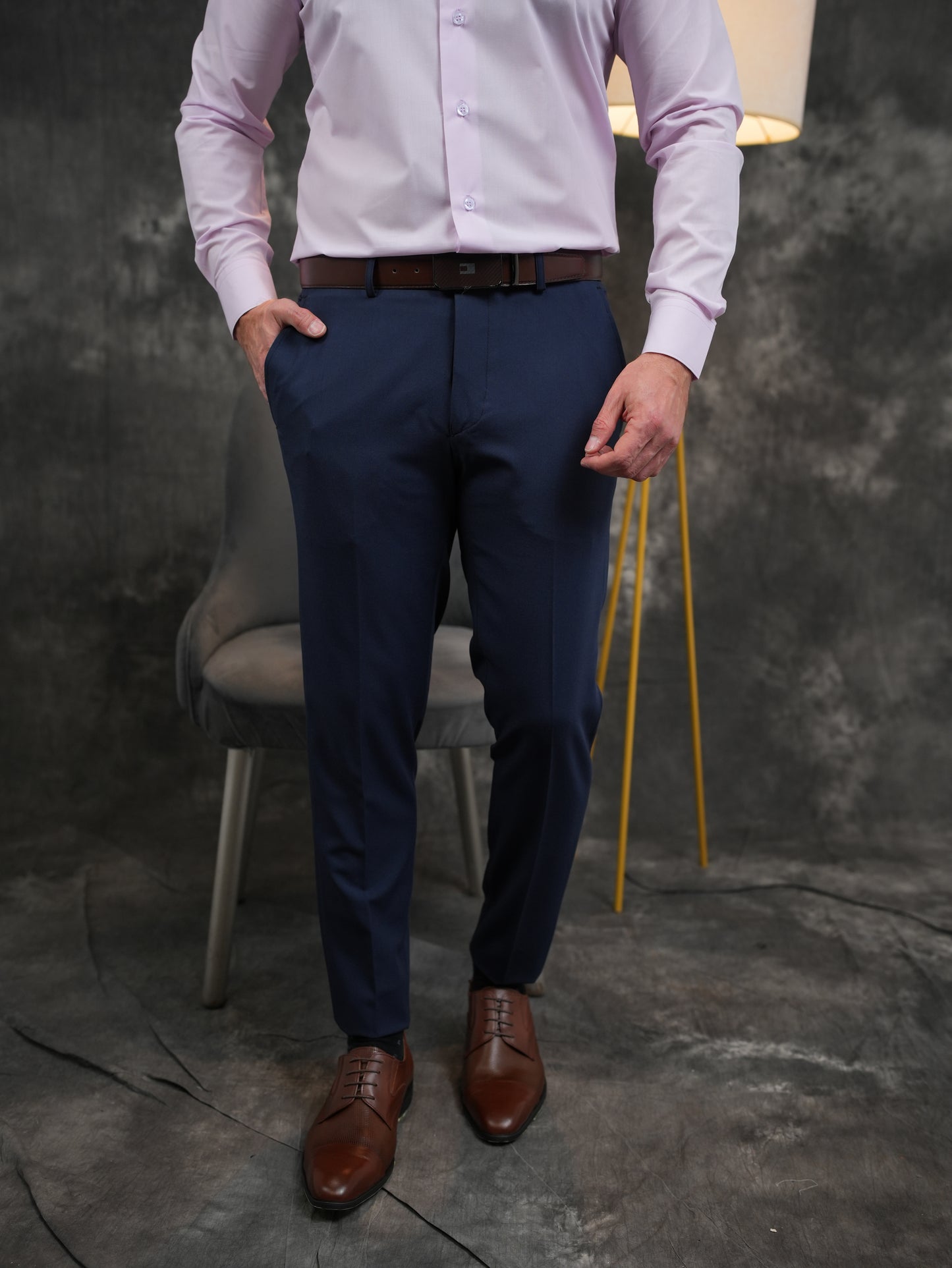 Slim Pants in Navy