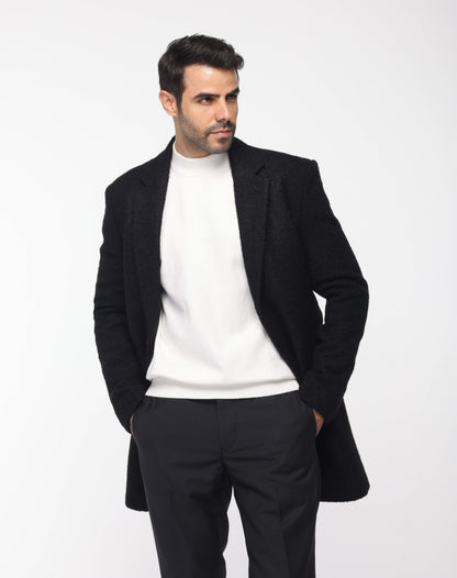 Regular fit MZ-Coat In Black