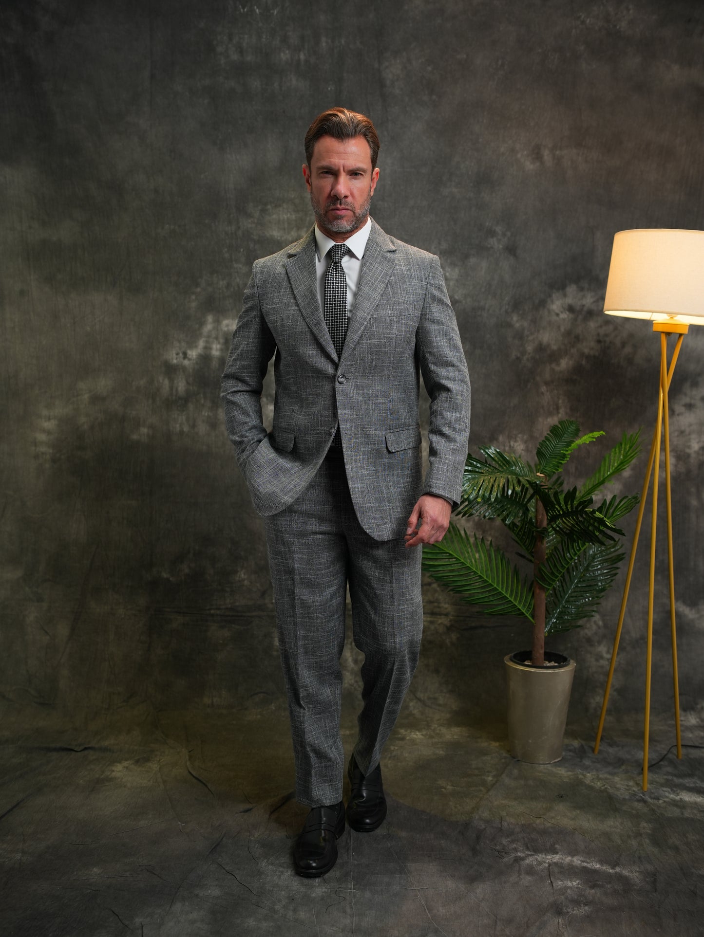 Regular-Fit Suit in Grey