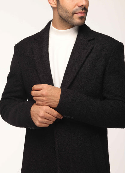 Regular fit MZ-Coat In Black