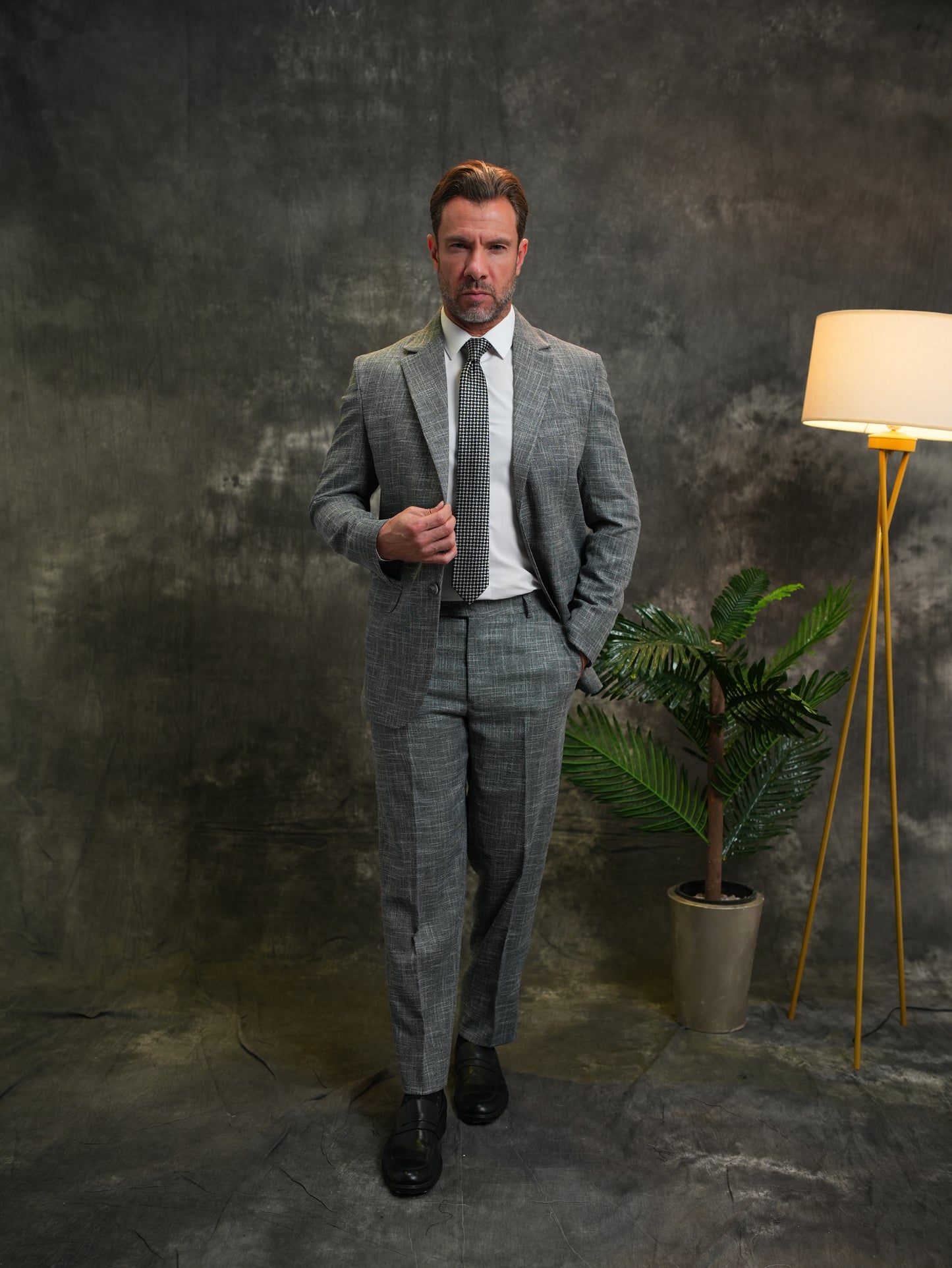 Regular-Fit Suit in Grey