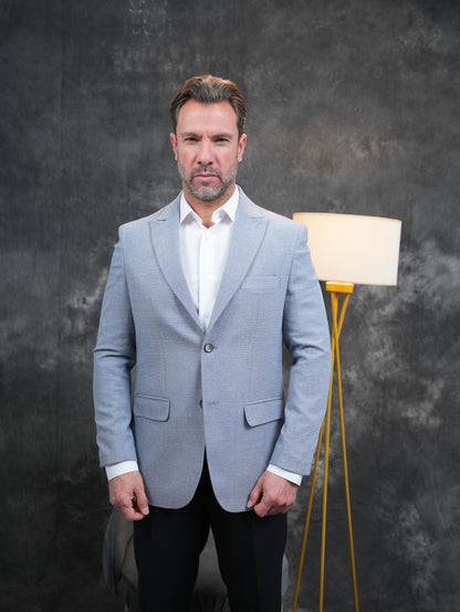 Slim-Fit Blazer in light grey