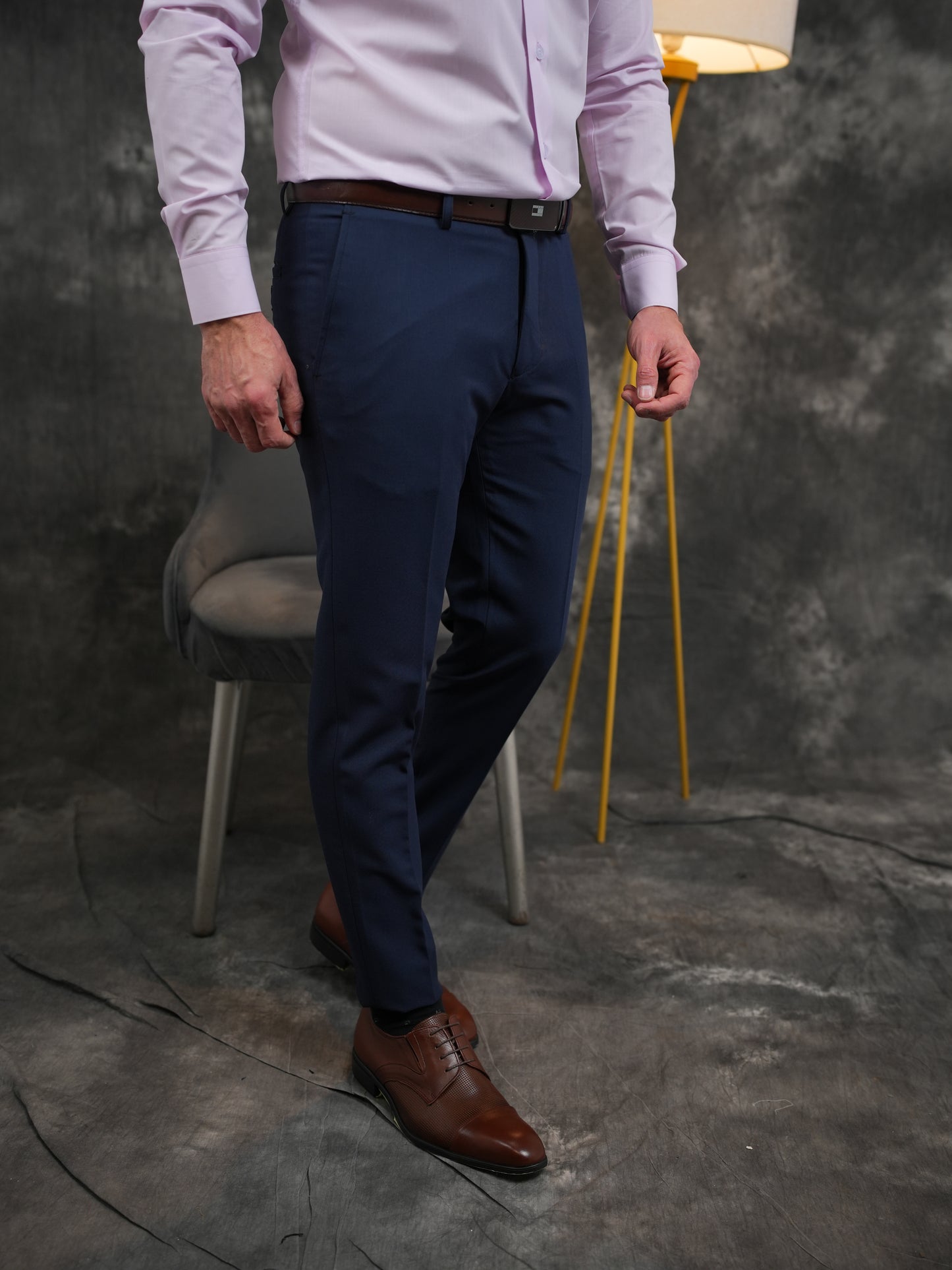 Slim Pants in Navy