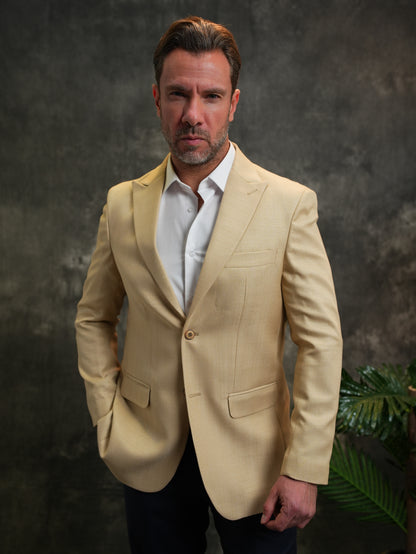 Slim-Fit Blazer in Beige