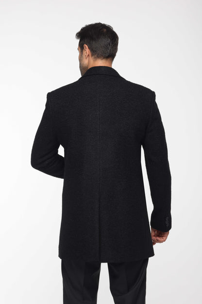 Regular fit MZ-Coat In Black