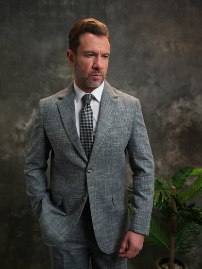 Regular-Fit Suit in Grey