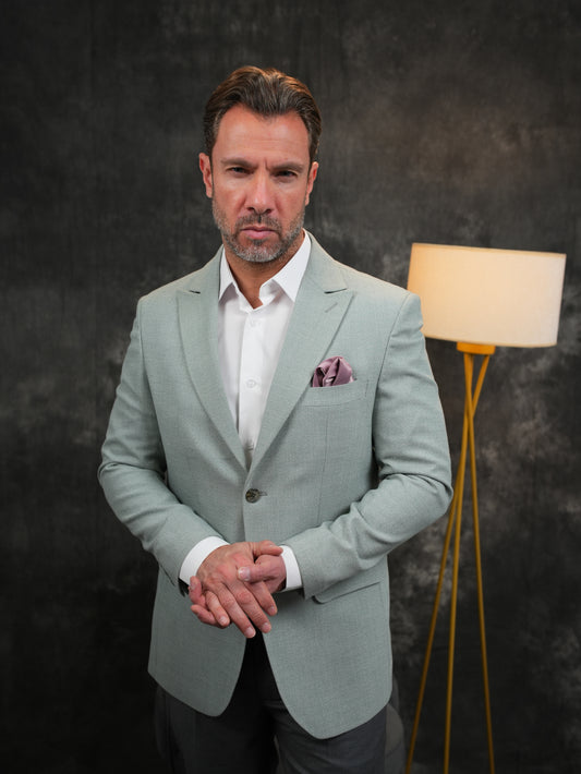 Slim-Fit Blazer in Mint