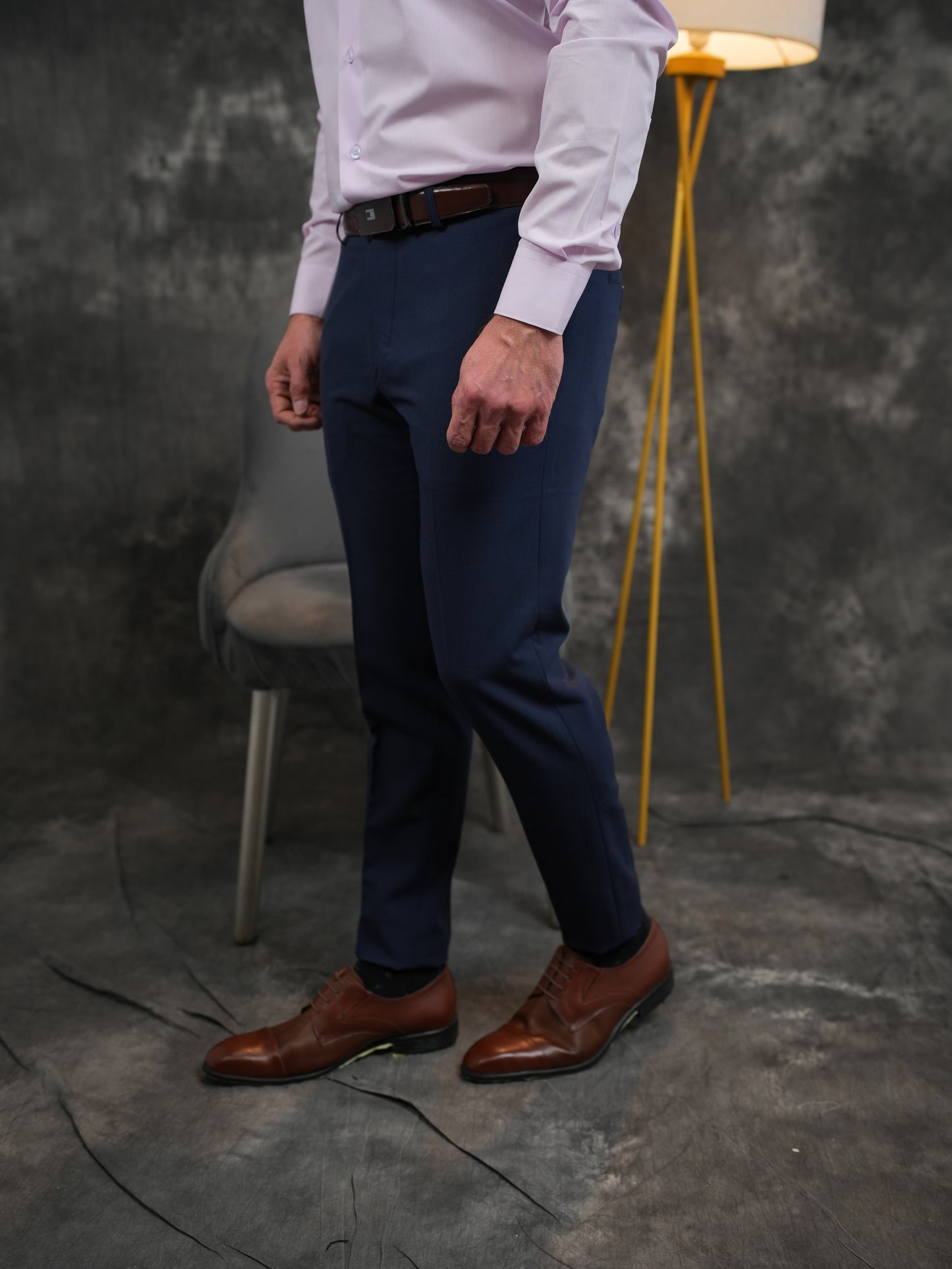 Slim Pants in Navy