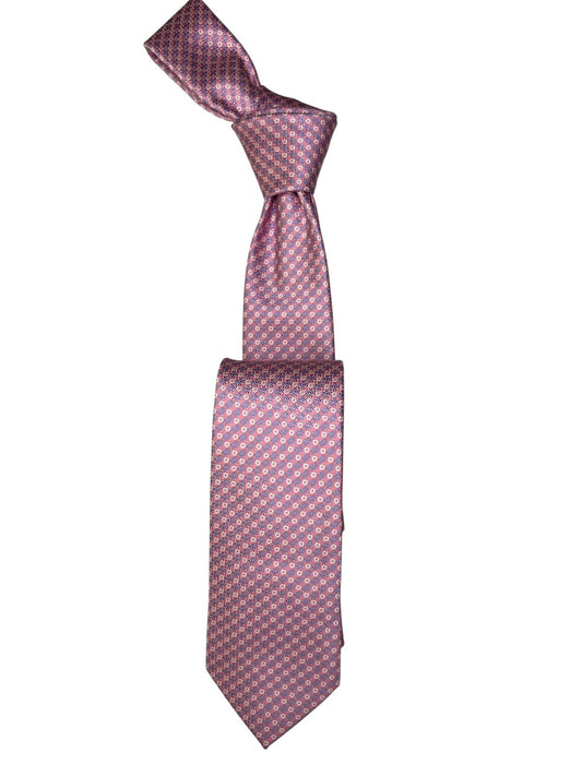 Jacquard Woven Tie 7cm pink