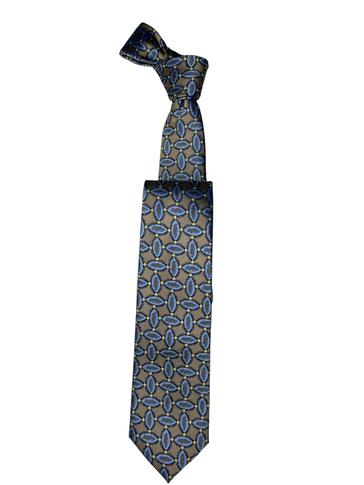Jacquard Woven Tie 7cm beige
