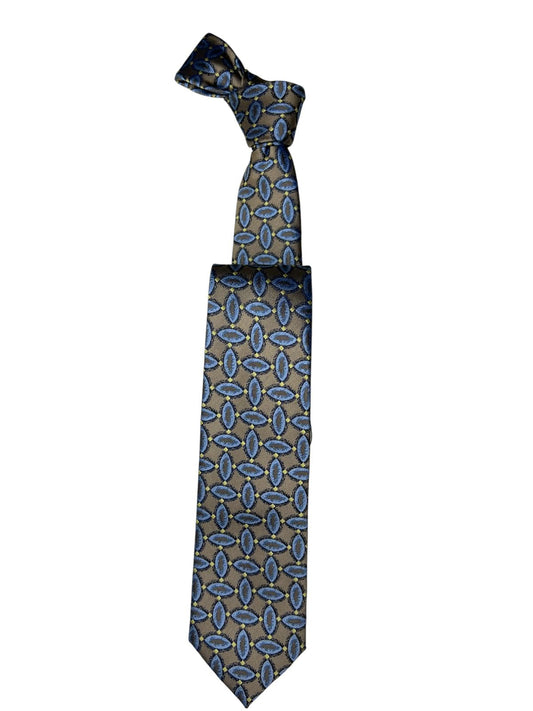 Jacquard Woven Tie 7cm beige