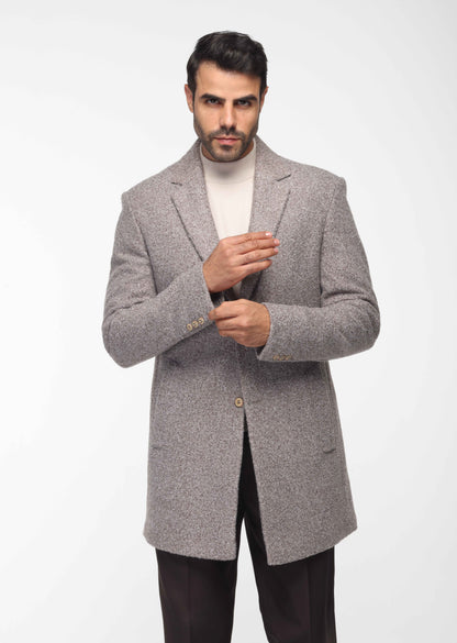 Regular fit MZ-Coat In Beige