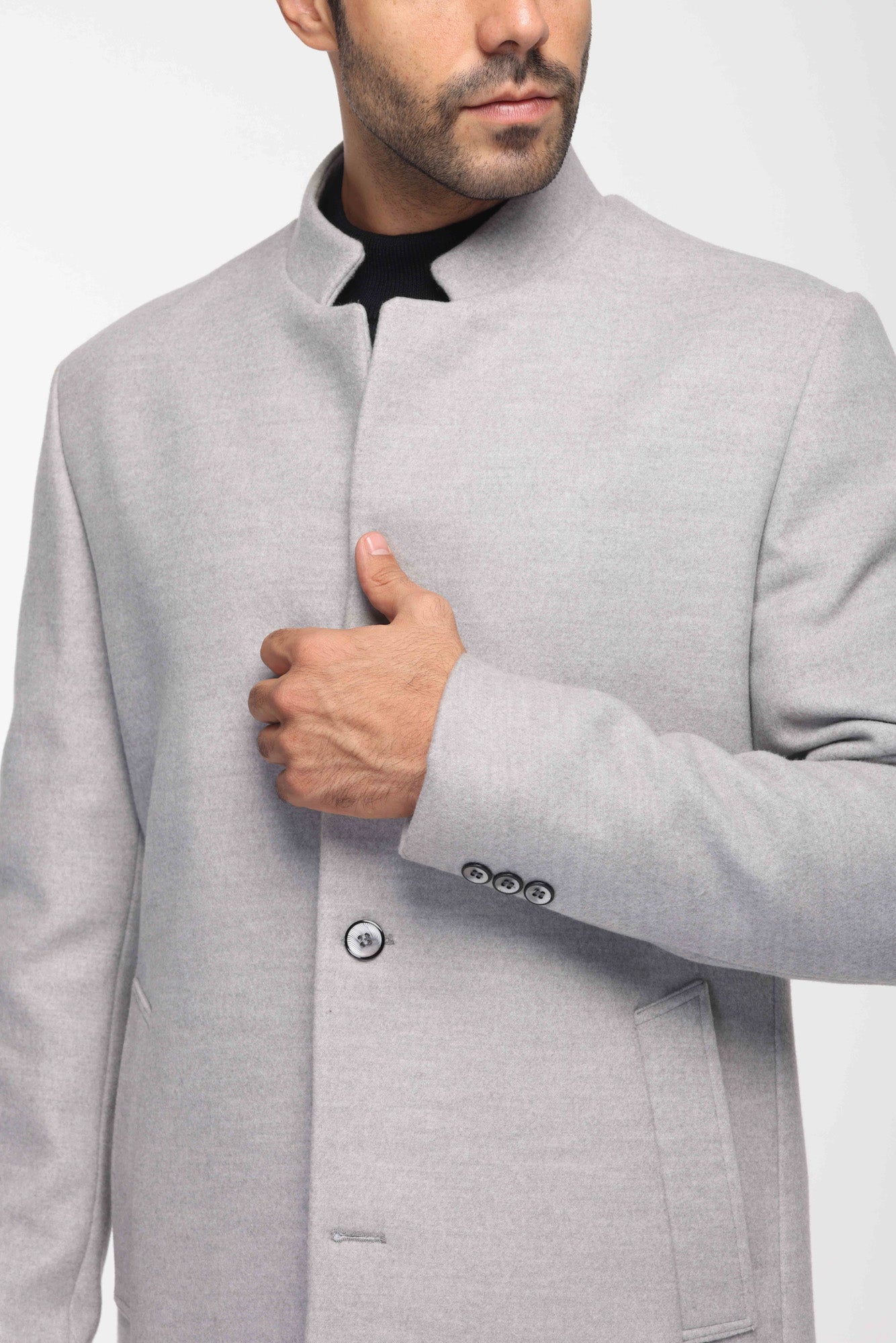 HH-Coat In Light Grey