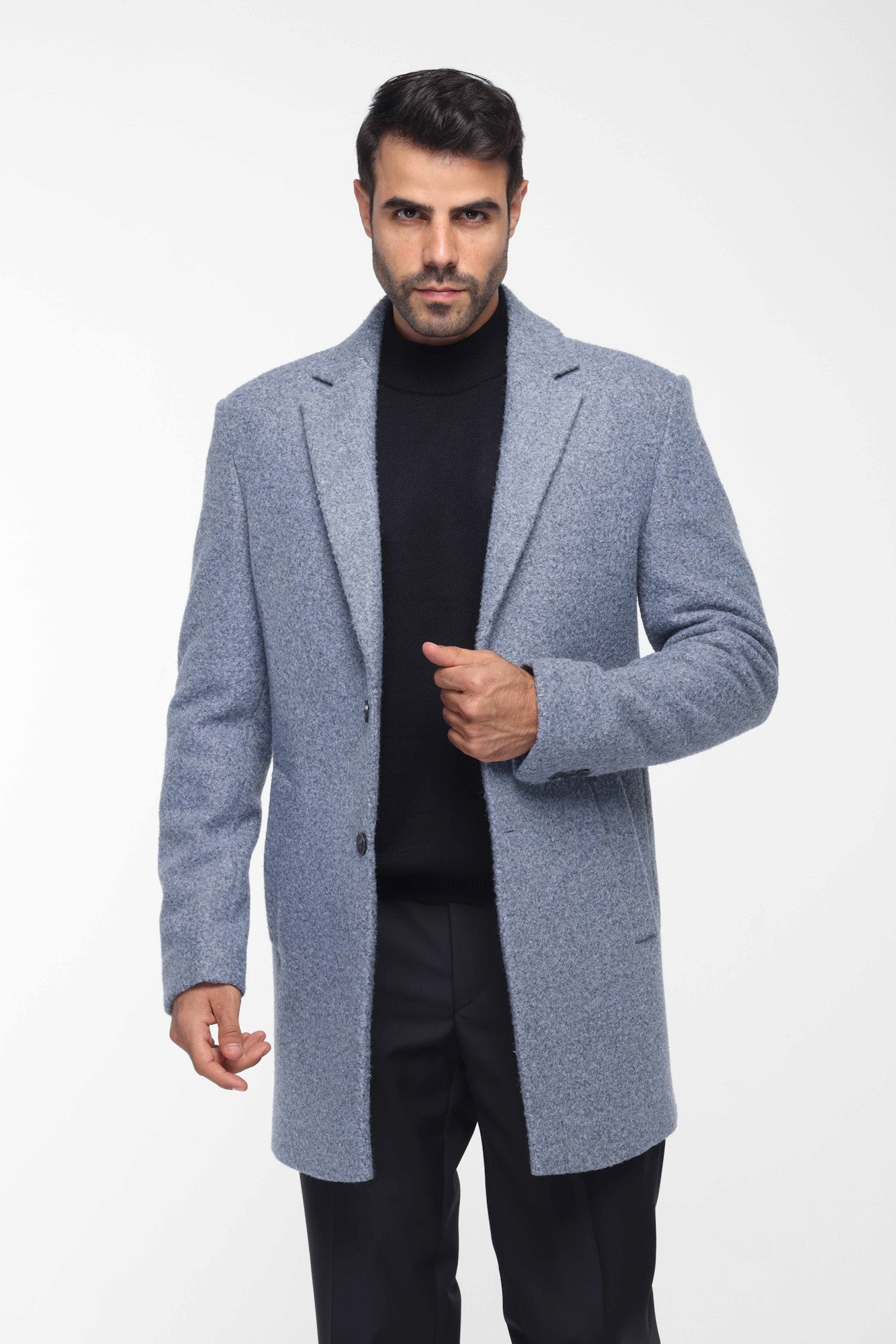 Regular fit MZ-Coat In Navy